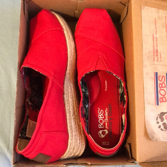 skechers bobs red